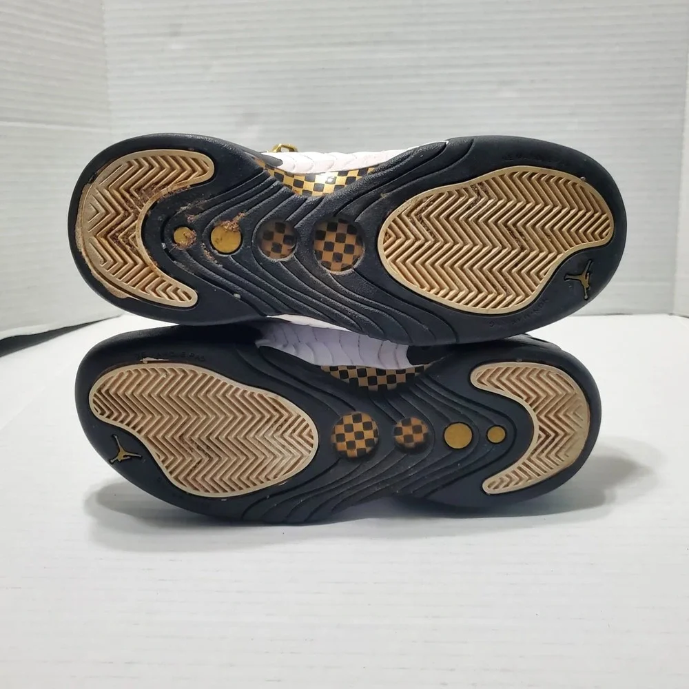 Nike Air Jordan Jumpman Pro Taxi Black White Gold Basketball Shoes 4Y 906876-032
